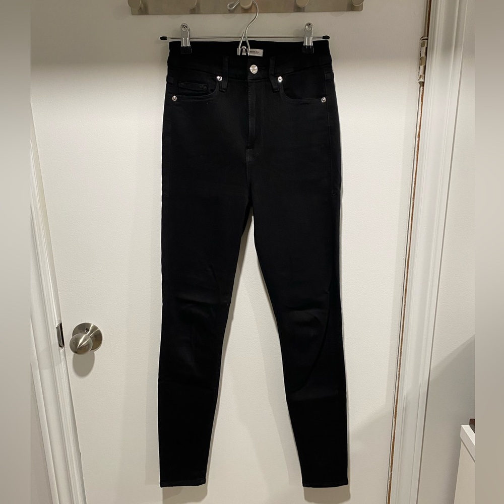 Good American Black Skinny Jeans